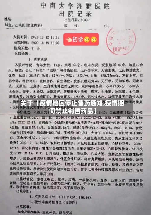 关于【疫情地区停止售药通知,疫情期间禁止销售药品】-第2张图片