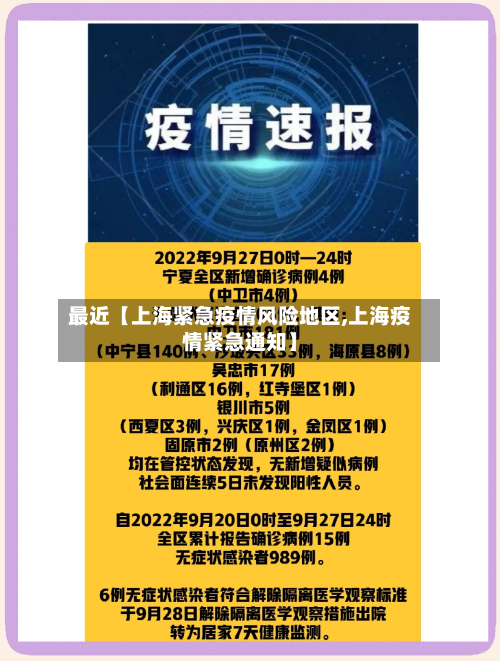 最近【上海紧急疫情风险地区,上海疫情紧急通知】-第2张图片