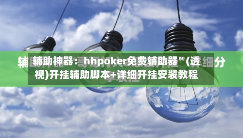 辅助神器：hhpoker免费辅助器”(透视)开挂辅助脚本+详细开挂安装教程-第2张图片