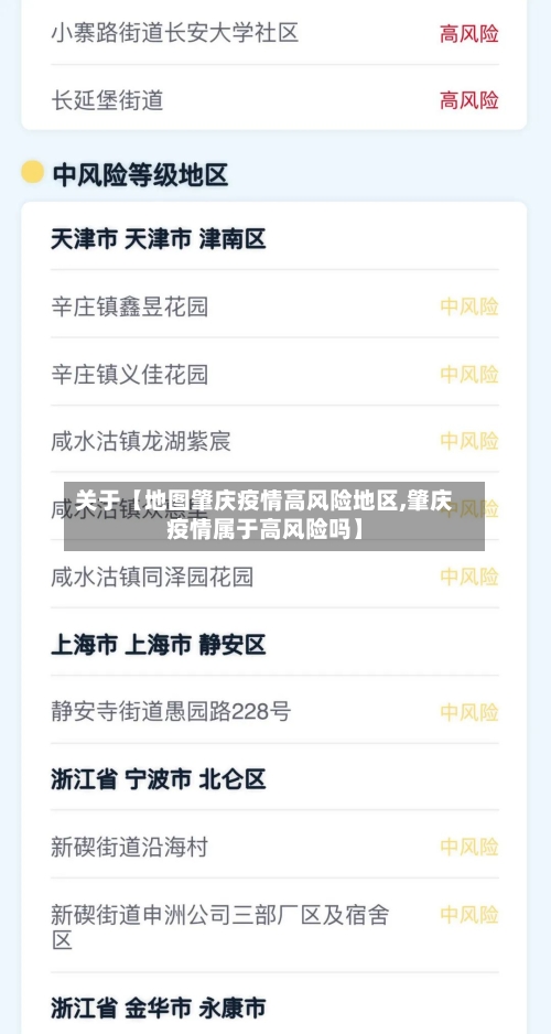 关于【地图肇庆疫情高风险地区,肇庆疫情属于高风险吗】-第2张图片