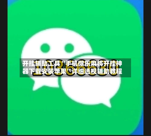 开挂辅助工具“手机微乐麻将开挂神器下载安装苹果”详细透视辅助教程-第2张图片