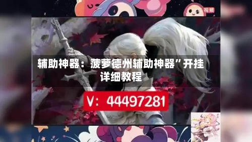 辅助神器：菠萝德州辅助神器”开挂详细教程