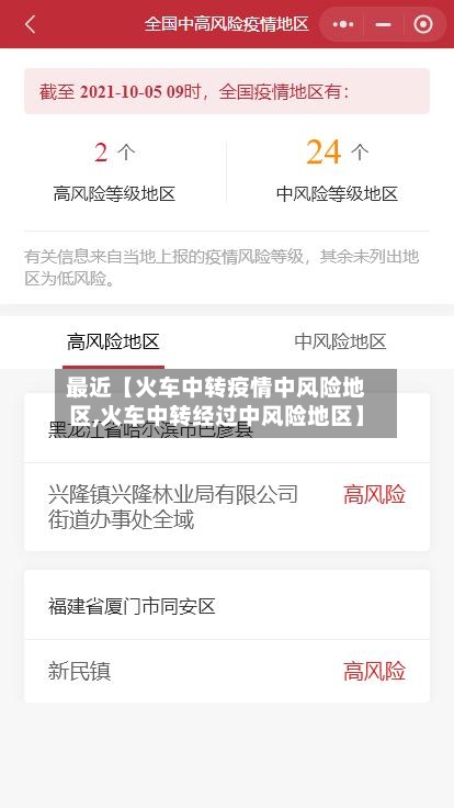 最近【火车中转疫情中风险地区,火车中转经过中风险地区】