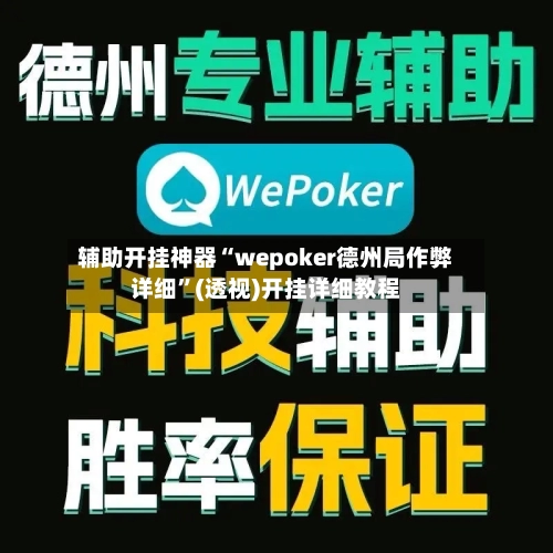 辅助开挂神器“wepoker德州局作弊详细”(透视)开挂详细教程-第2张图片