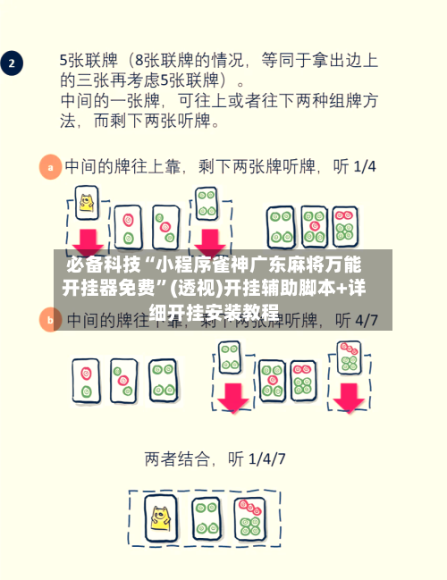 必备科技“小程序雀神广东麻将万能开挂器免费”(透视)开挂辅助脚本+详细开挂安装教程-第3张图片