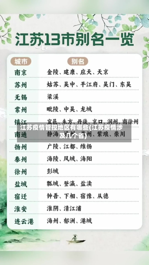 江苏疫情管控地区有哪些(江苏疫情涉及几个省)-第3张图片