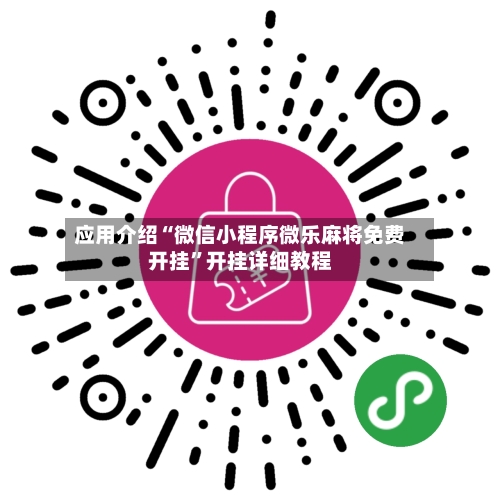 应用介绍“微信小程序微乐麻将免费开挂”开挂详细教程-第2张图片