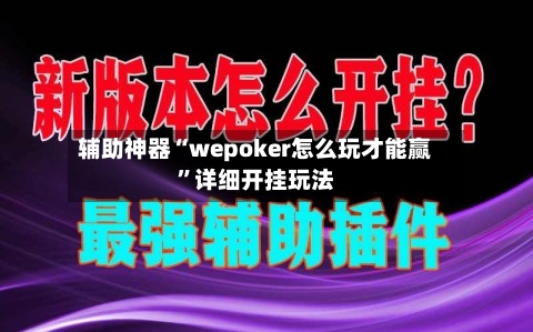 辅助神器“wepoker怎么玩才能赢”详细开挂玩法-第2张图片