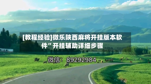 [教程经验]微乐陕西麻将开挂版本软件”开挂辅助详细步骤