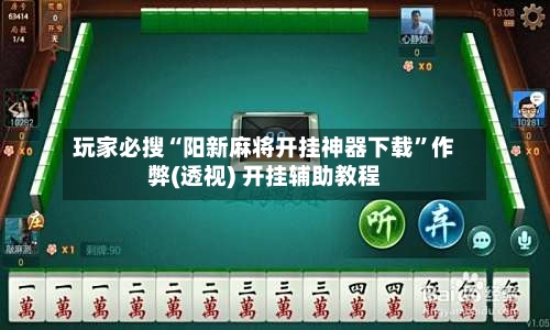玩家必搜“阳新麻将开挂神器下载”作弊(透视) 开挂辅助教程-第3张图片