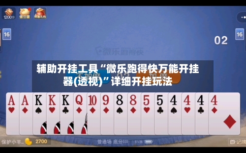 辅助开挂工具“微乐跑得快万能开挂器(透视)”详细开挂玩法