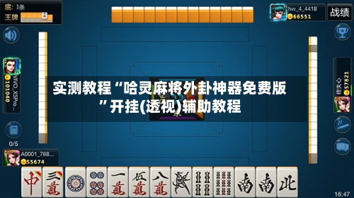 实测教程“哈灵麻将外卦神器免费版”开挂(透视)辅助教程-第3张图片