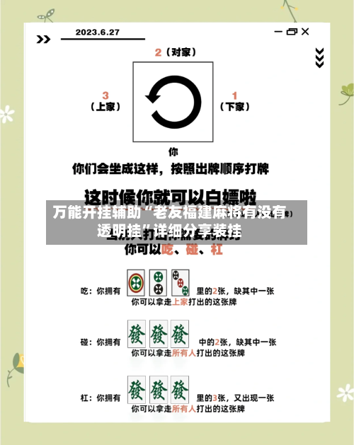 万能开挂辅助“老友福建麻将有没有透明挂”详细分享装挂