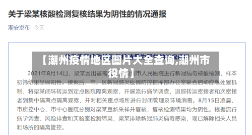 【潮州疫情地区图片大全查询,潮州市役情】