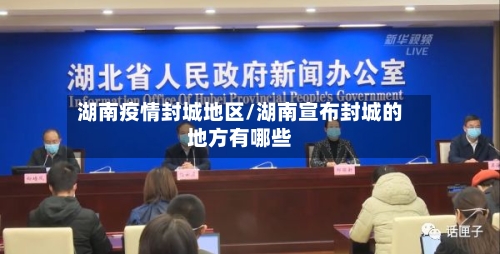 湖南疫情封城地区/湖南宣布封城的地方有哪些-第3张图片