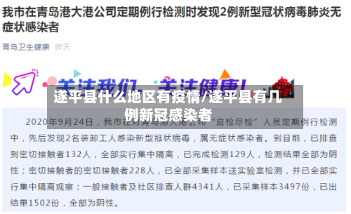 遂平县什么地区有疫情/遂平县有几例新冠感染者-第2张图片